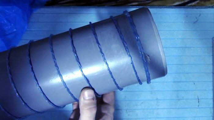 Как сделать гофрированный рукав из ПЭТ бутылок и пищевой пленки