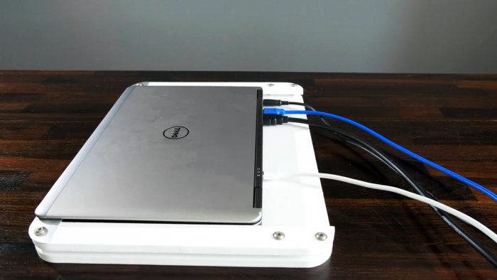 Как сделать док-станцию для ноутбука чтобы постоянно не подключать кучу проводов