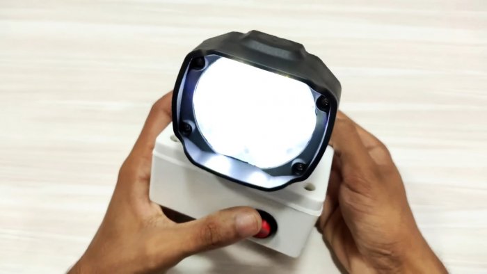 Как сделать аварийный фонарь