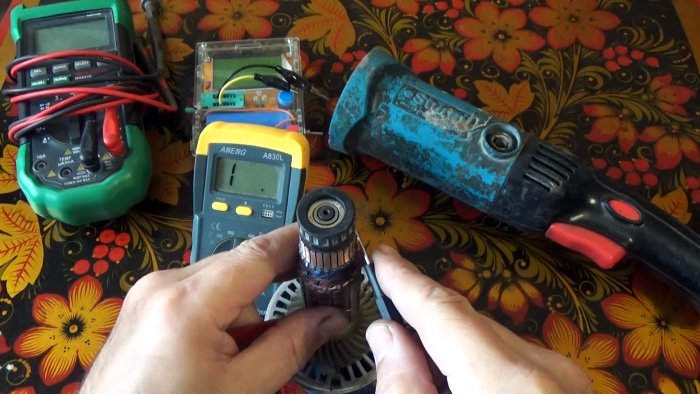 Как мультиметром выполнить полную проверку ротора и статора на примере болгарки