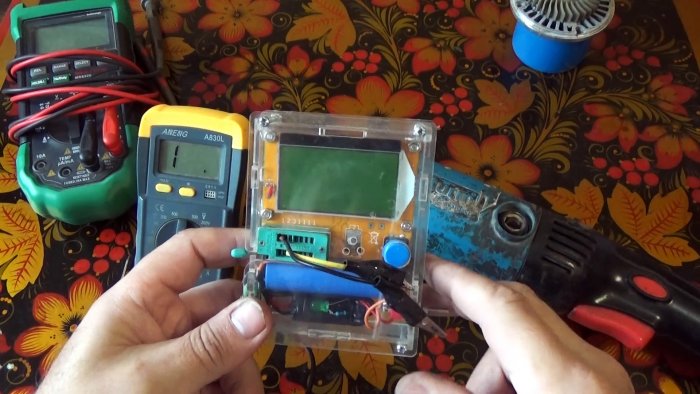 Как мультиметром выполнить полную проверку ротора и статора на примере болгарки