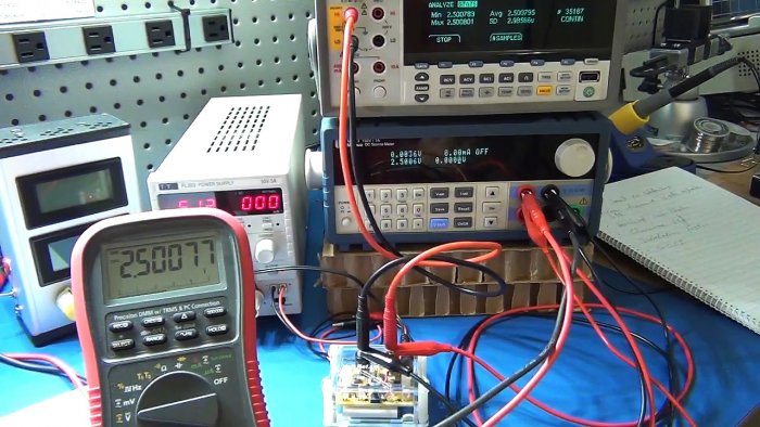 Как проверить точность мультиметра и зачем электронику дома источник опорного напряжения AD584