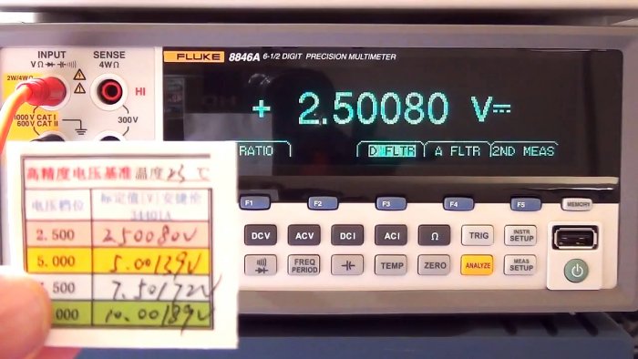 Как проверить точность мультиметра и зачем электронику дома источник опорного напряжения AD584