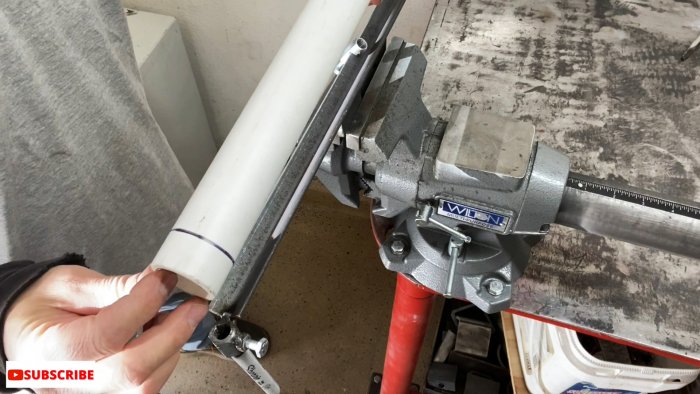 Как сделать инструмент для разметки любых труб перед резкой