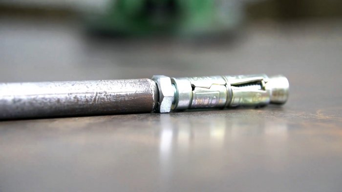 Как сделать съемник для глухих подшипников из анкера с обратным молотком