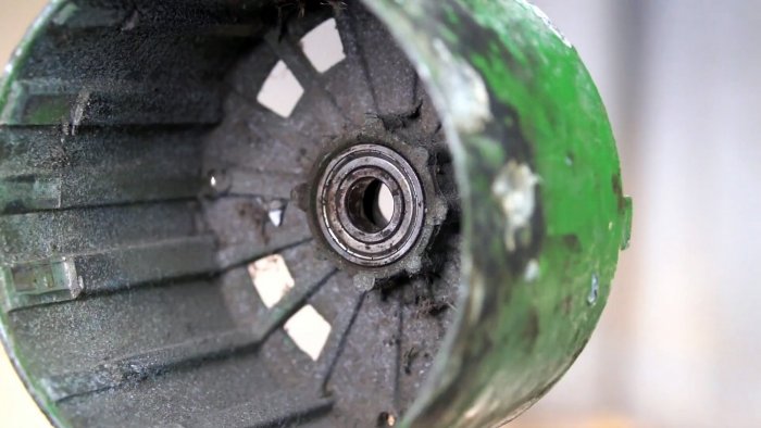 Как сделать съемник для глухих подшипников из анкера с обратным молотком