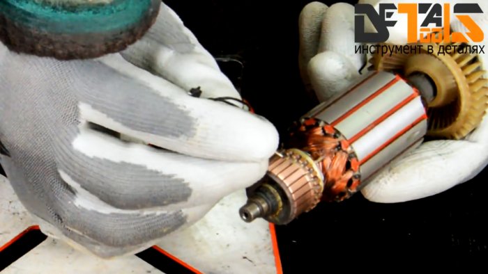 Как без токарного станка почистить коллектор ротора электродвигателя