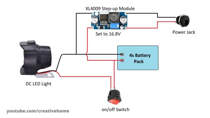 Как сделать аварийный фонарь