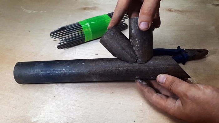 Как сделать регулируемый шаблон для идеальной подрезки труб под сварку