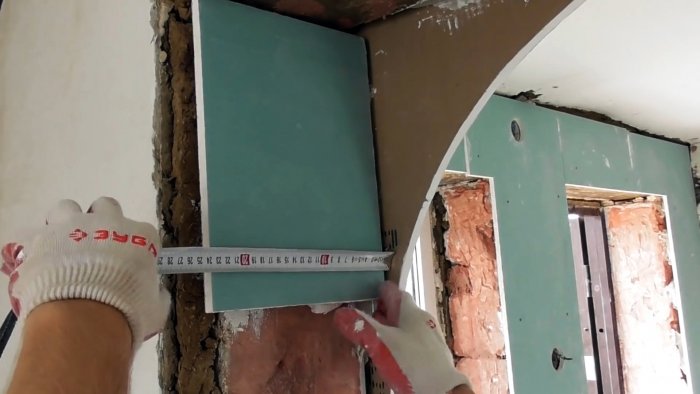 Как сделать арку из гипсокартона