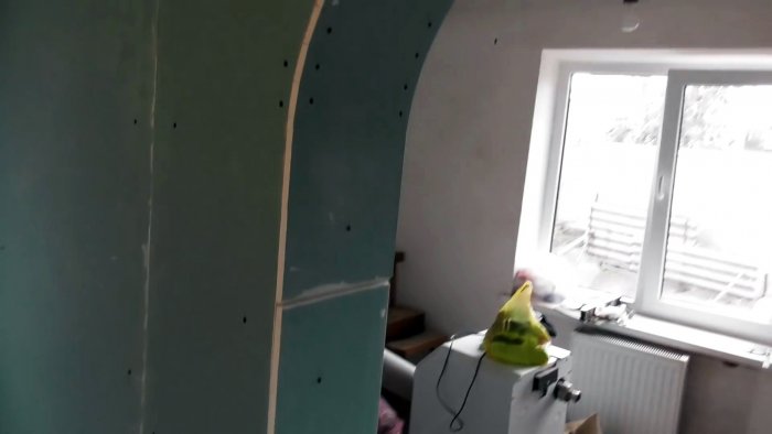 Как сделать арку из гипсокартона