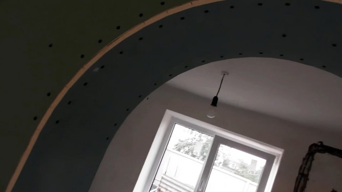 Как сделать арку из гипсокартона