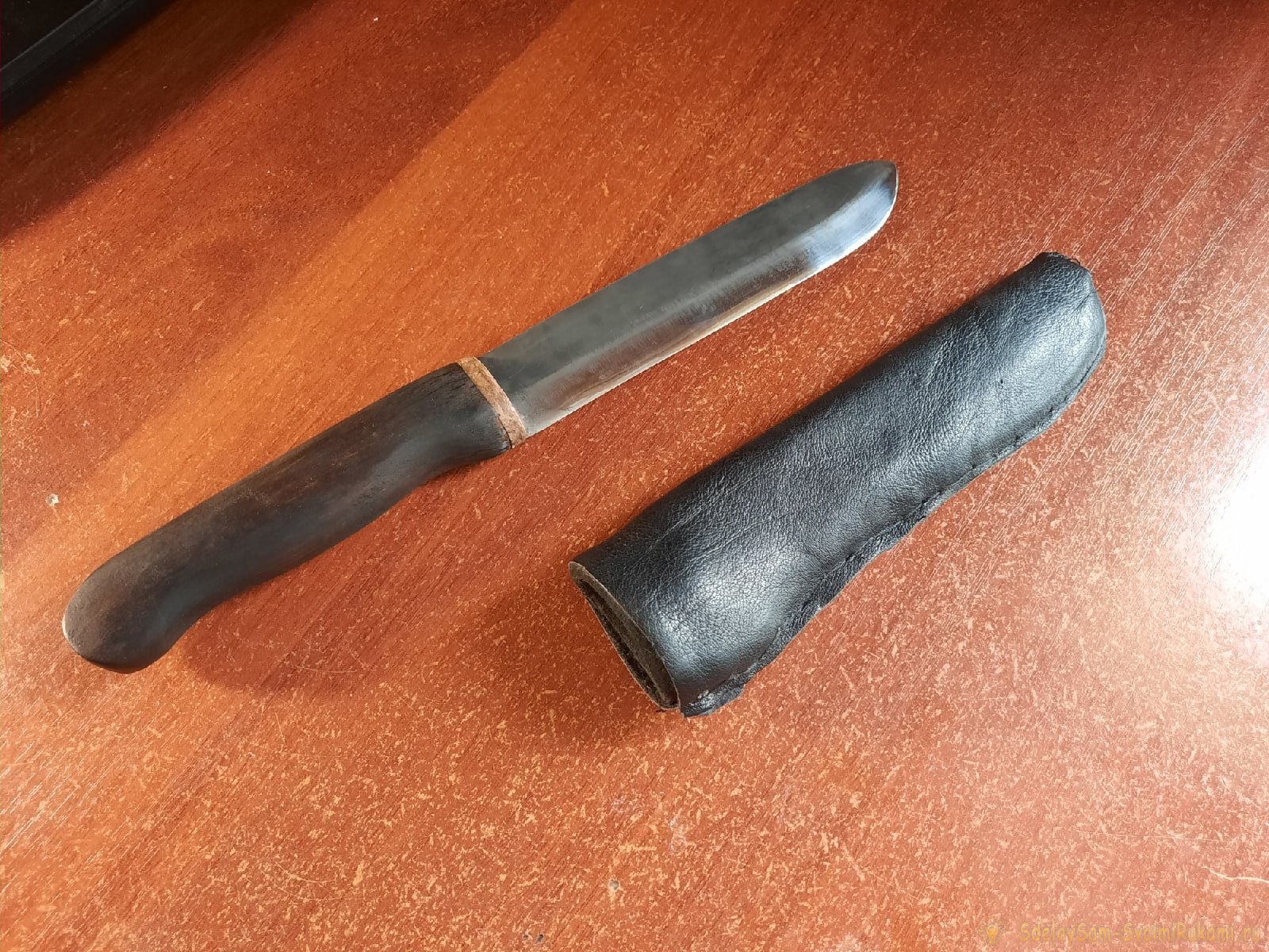 Как сделать ножны для ножа из ПВХ трубы и кожи