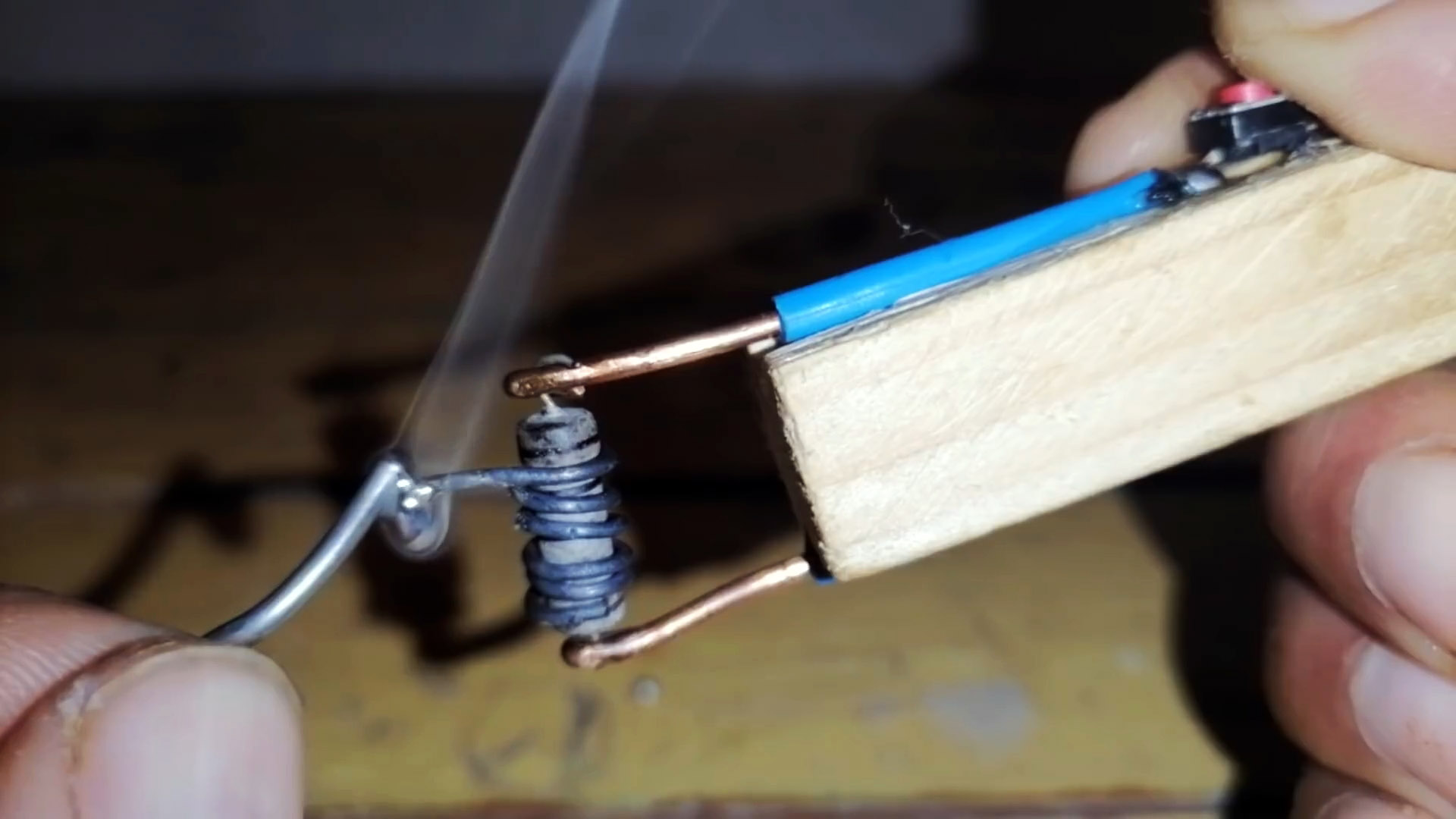Как сделать мини паяльник из резистора