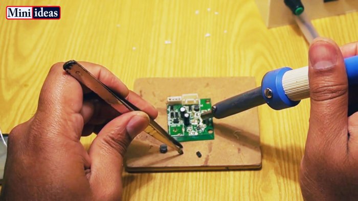 Как сделать термовоздушную станцию из старого паяльника