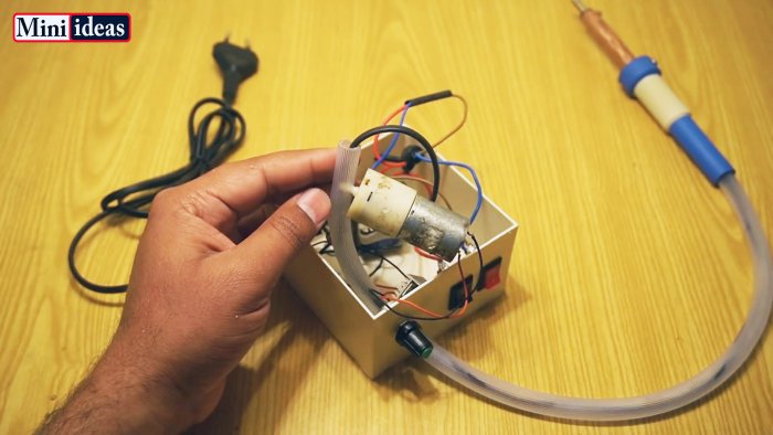 Как сделать термовоздушную станцию из старого паяльника