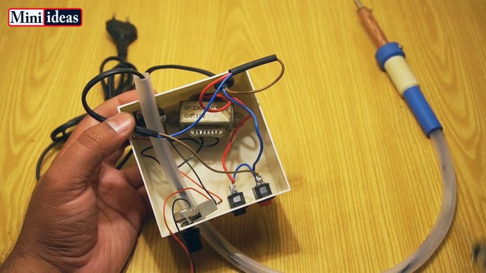 Как сделать термовоздушную станцию из старого паяльника