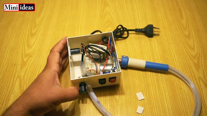 Как сделать термовоздушную станцию из старого паяльника