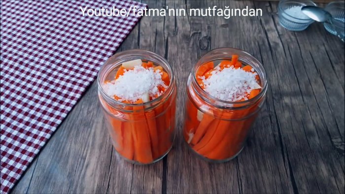 Маринованные морковные палочки за 10 мин