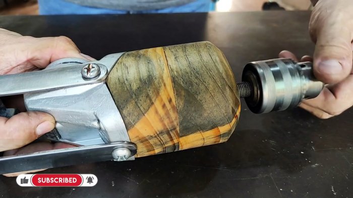 Ручная дрель из редуктора старой болгарки