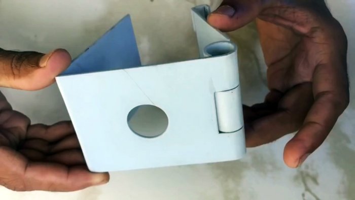 Как из ПВХ трубы сделать регулируемую подставку под телефон