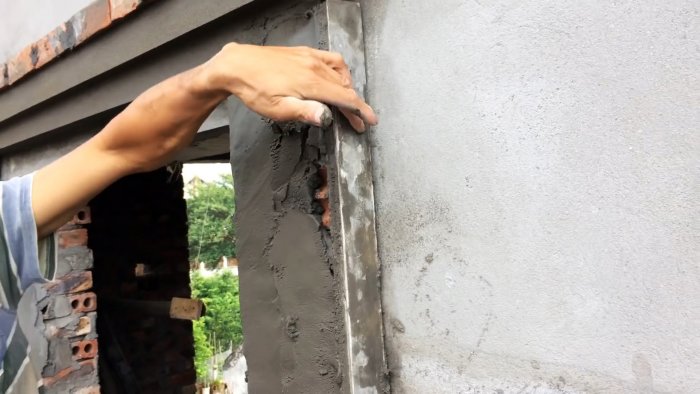 Как сделать красивое обрамление оконных или дверных проемов