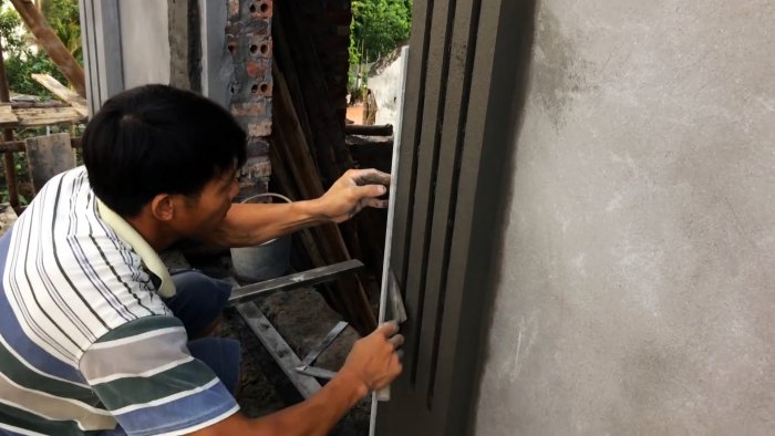 Как сделать красивое обрамление оконных или дверных проемов