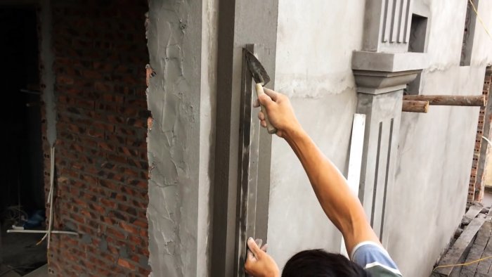 Как сделать красивое обрамление оконных или дверных проемов