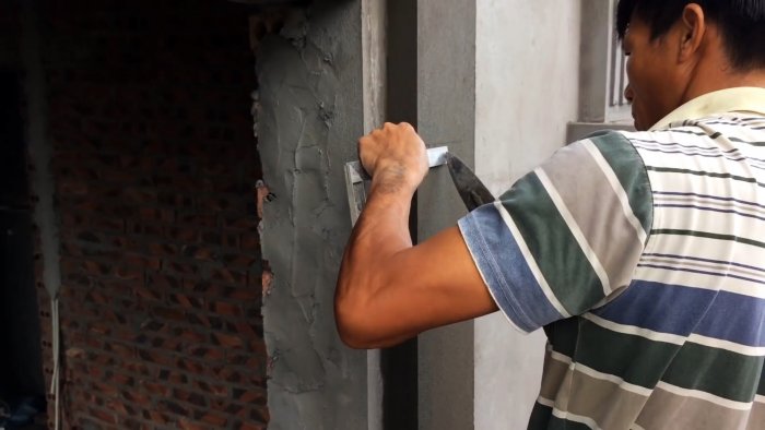 Как сделать красивое обрамление оконных или дверных проемов