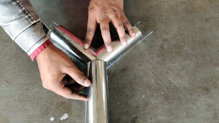 Как сделать идеальное Y-образное соединение труб