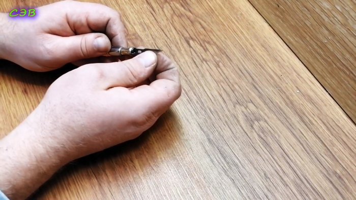 Как из анкерного болта сделать ручкудержатель для лезвий скальпеля