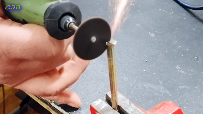 Как из анкерного болта сделать ручкудержатель для лезвий скальпеля