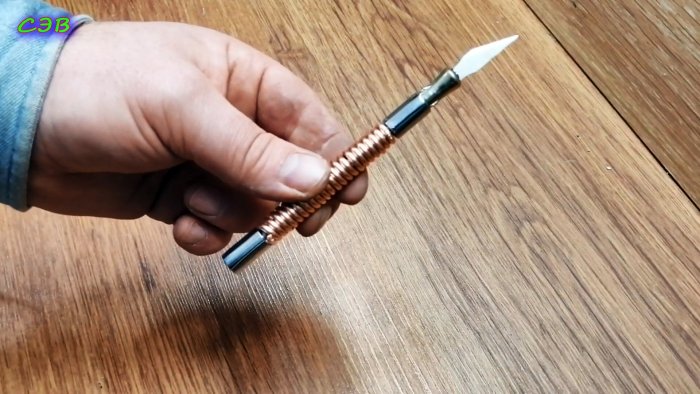 Как из анкерного болта сделать ручкудержатель для лезвий скальпеля