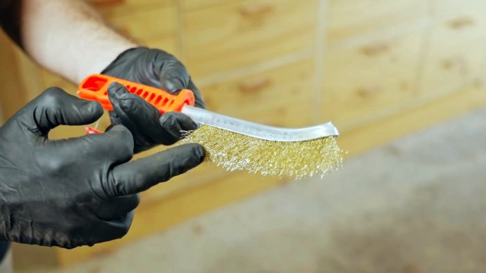 Простое воронение и латунное покрытие стали в домашних условиях