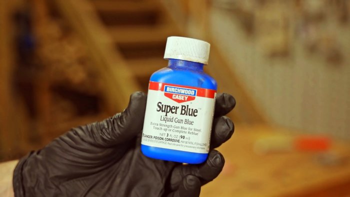 Простое воронение и латунное покрытие стали в домашних условиях