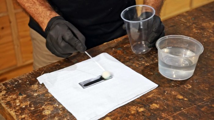 Простое воронение и латунное покрытие стали в домашних условиях