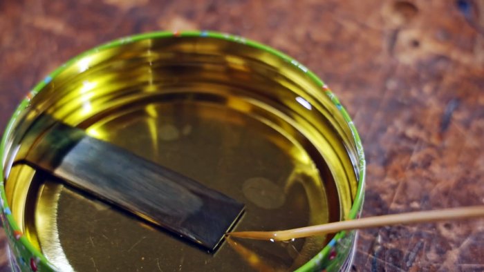 Простое воронение и латунное покрытие стали в домашних условиях