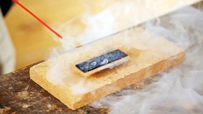 Простое воронение и латунное покрытие стали в домашних условиях