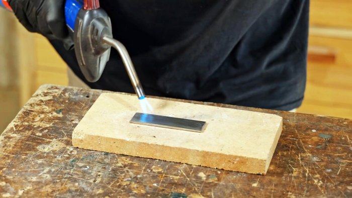 Простое воронение и латунное покрытие стали в домашних условиях