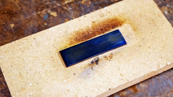 Простое воронение и латунное покрытие стали в домашних условиях