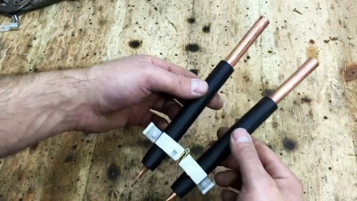 Как из трансформатора микроволновки сделать мощный контактный паяльник