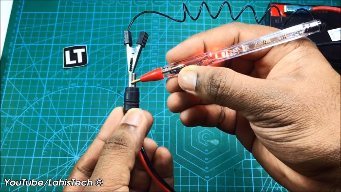 Тестер полярности из ручки