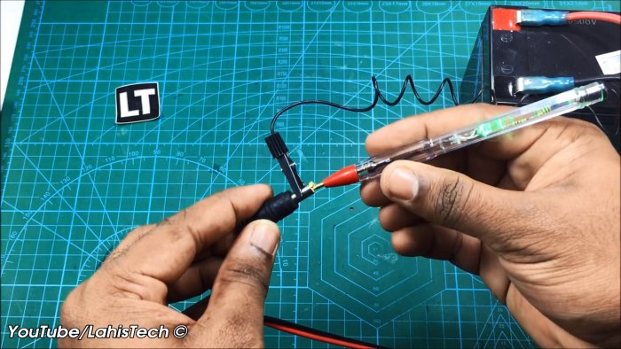 Тестер полярности из ручки