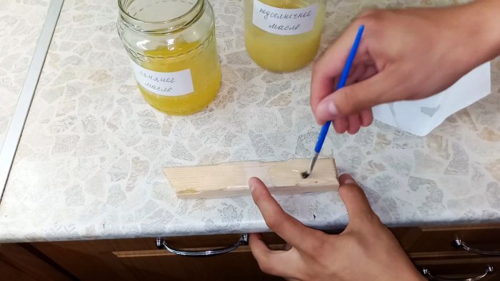 Как сварить глянцевое пропиточное масло для дерева