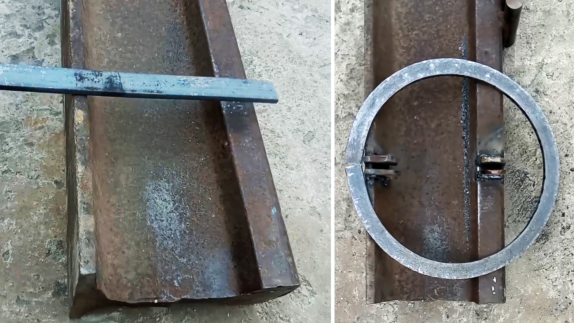 Как согнуть полосу металла в круг?