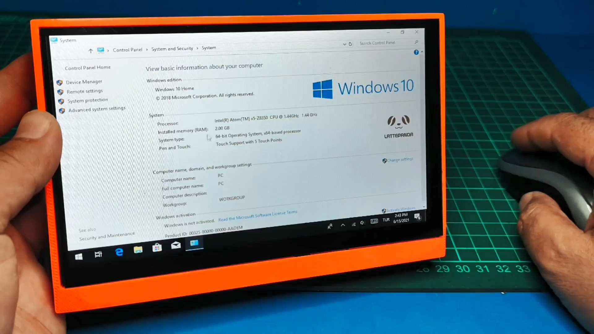 Как собрать мини компьютер-планшет на Windows 10