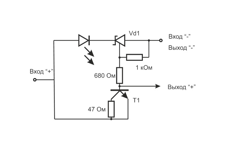 Схема зарядного устройства Li-ion аккумулятора с индикатором полного .
