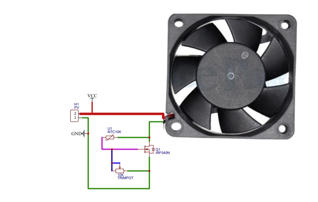 Как сделать терморегулятор для вентилятора всего на 3 деталях