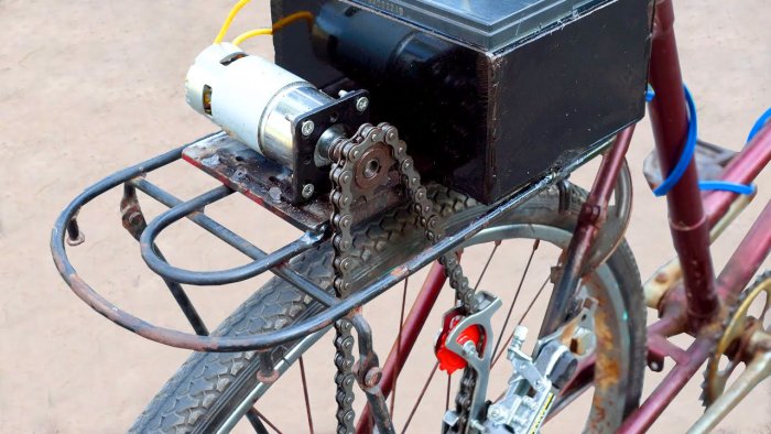 Как сделать электропривод к велосипеду без электроники