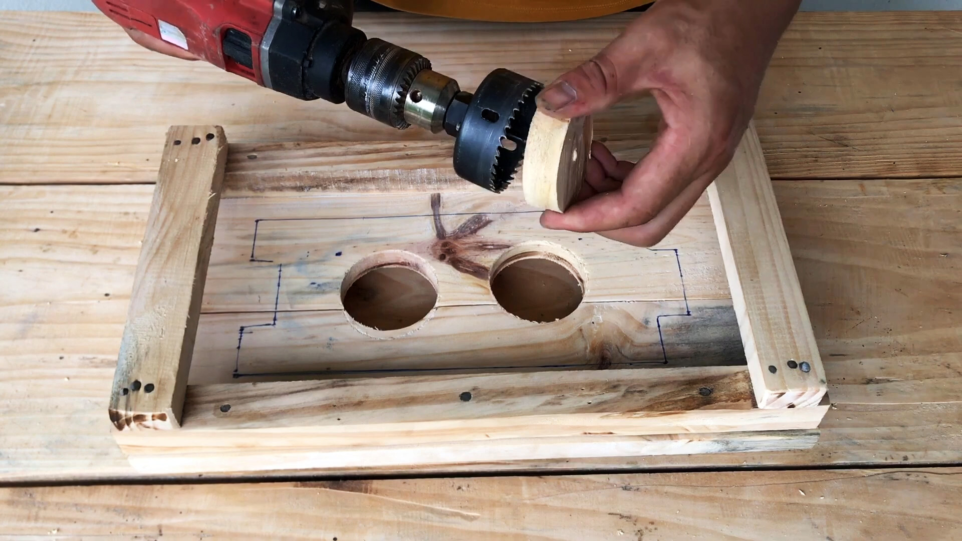 Как сделать деревянную форму для изготовления блоков с замками